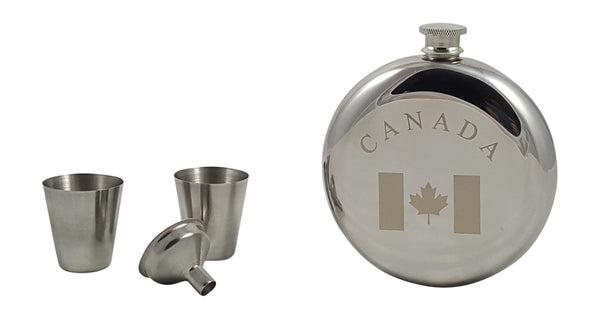 Canada Flask Gift Set