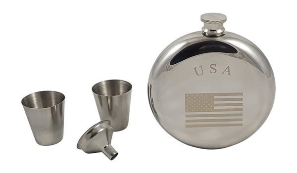 USA Flask Gift Set