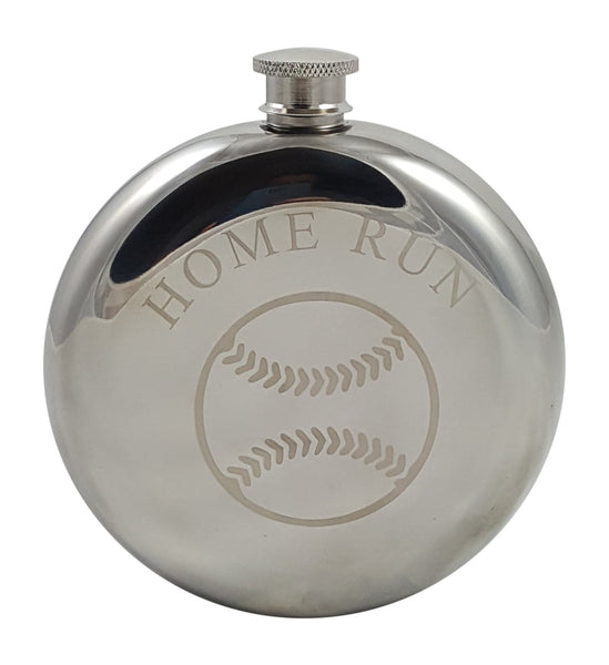 Baseball Flask Gift Set