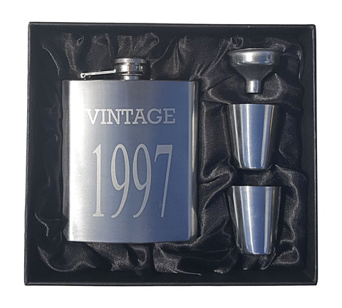 Vintage 1997 Flask Gift Set