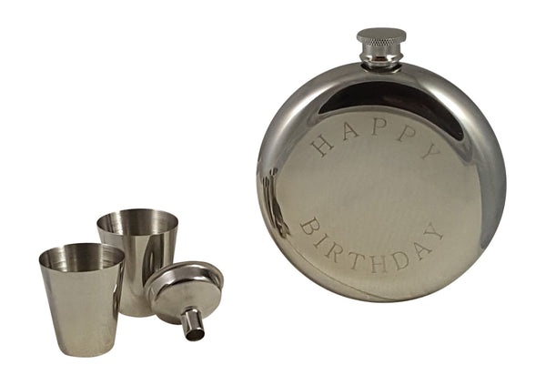 Happy Birthday Flask Gift Set